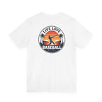 Baseball Tee — "Live Love Baseball" Vintage Sunset Unisex T-Shirt