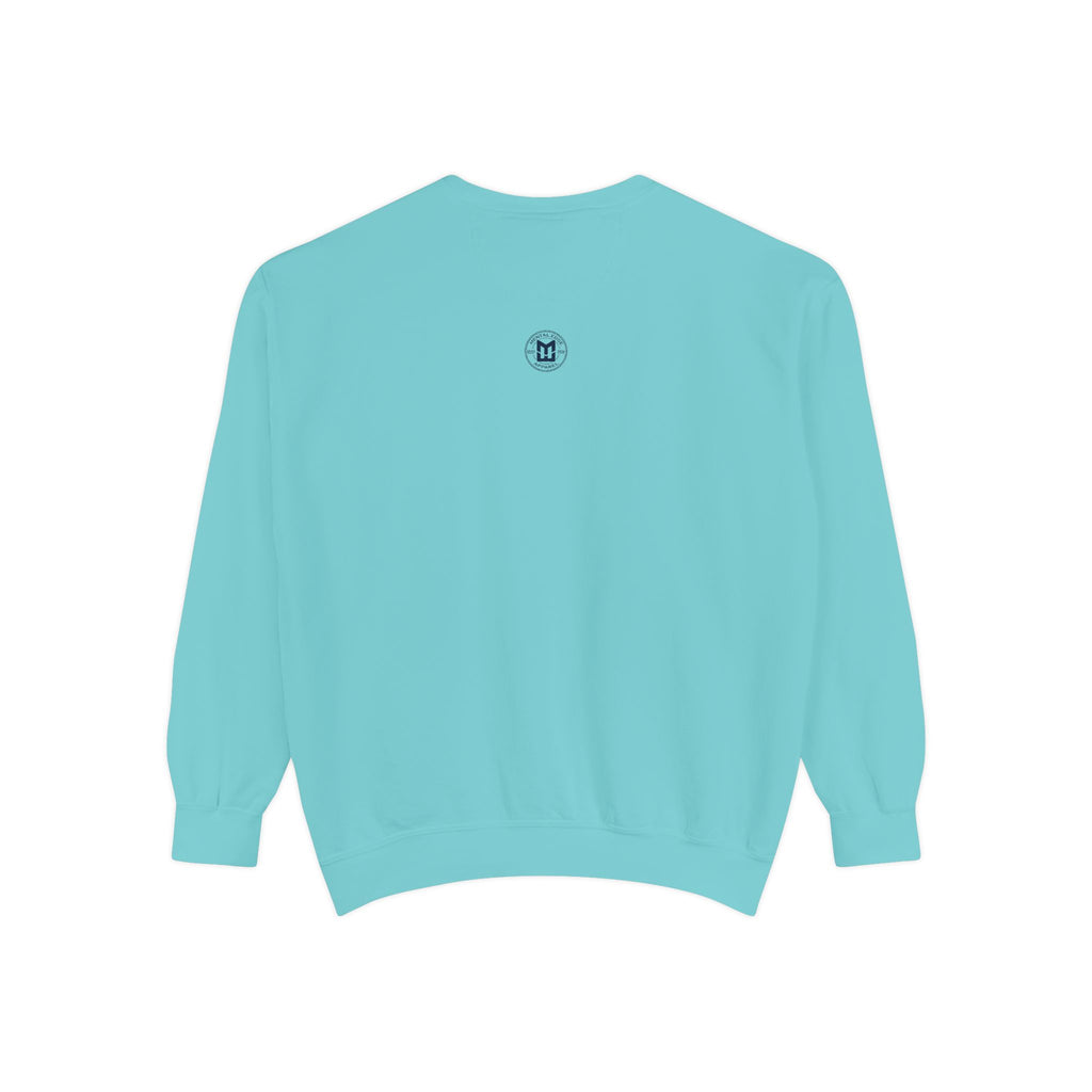 Baseball Unisex Sweatshirt - "Live Love Baseball" Vintage Sunset Crewneck