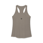 Banned to The Outfield Baseball Moms Ideal Racerback Tank
