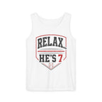 Relax... He's 7 Baseball Parents Tank Top