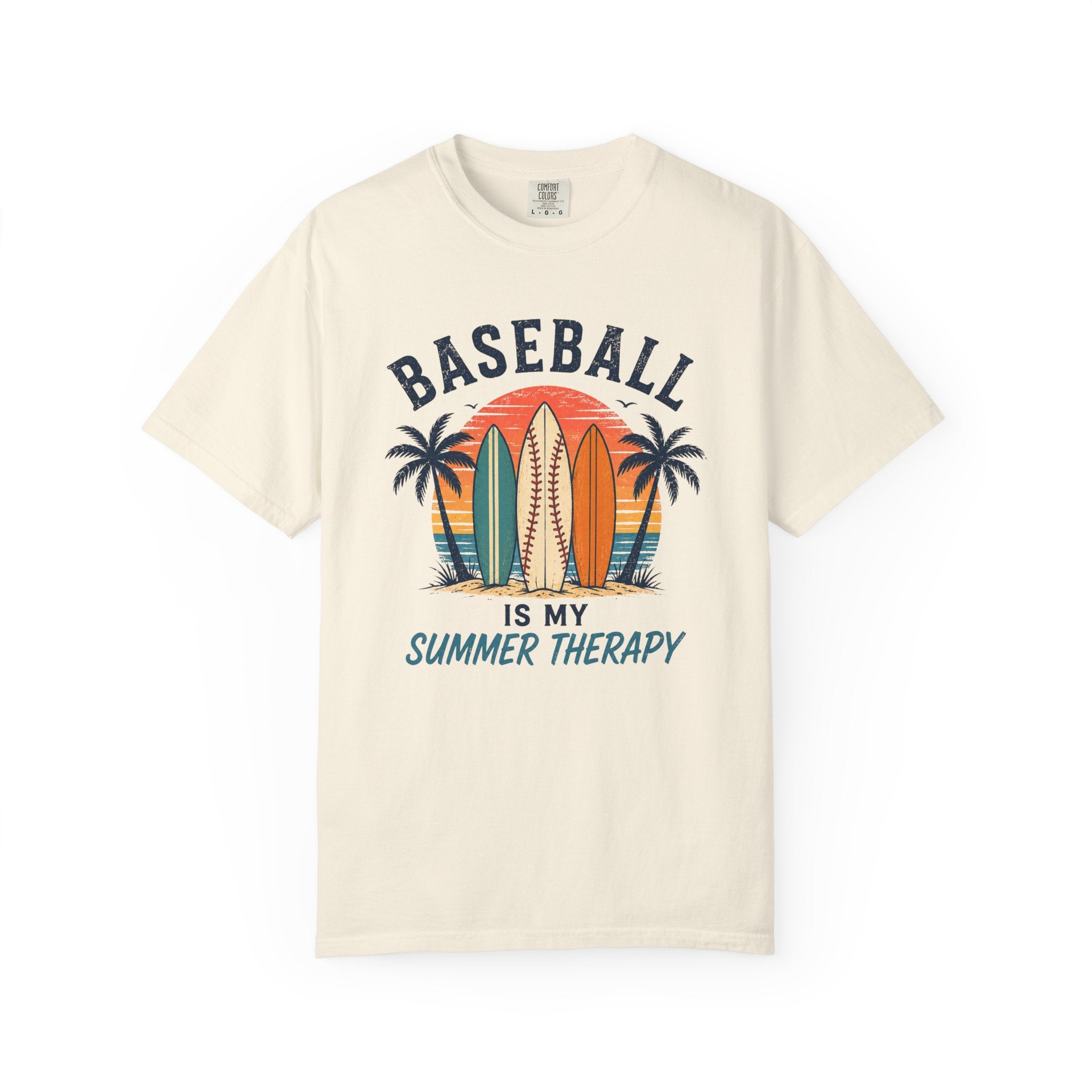 Baseball Is My Summer Therapy T-Shirt