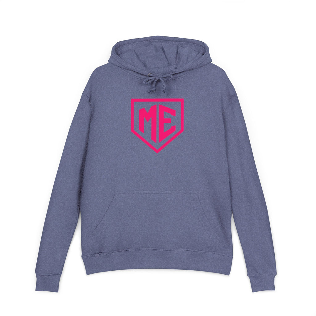 Adult Mental Edge Hoodie — ME Pink Logo French Terry Pullover