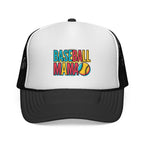 Baseball Mama Trucker Cap – Retro Colorful Softball Mom Hat