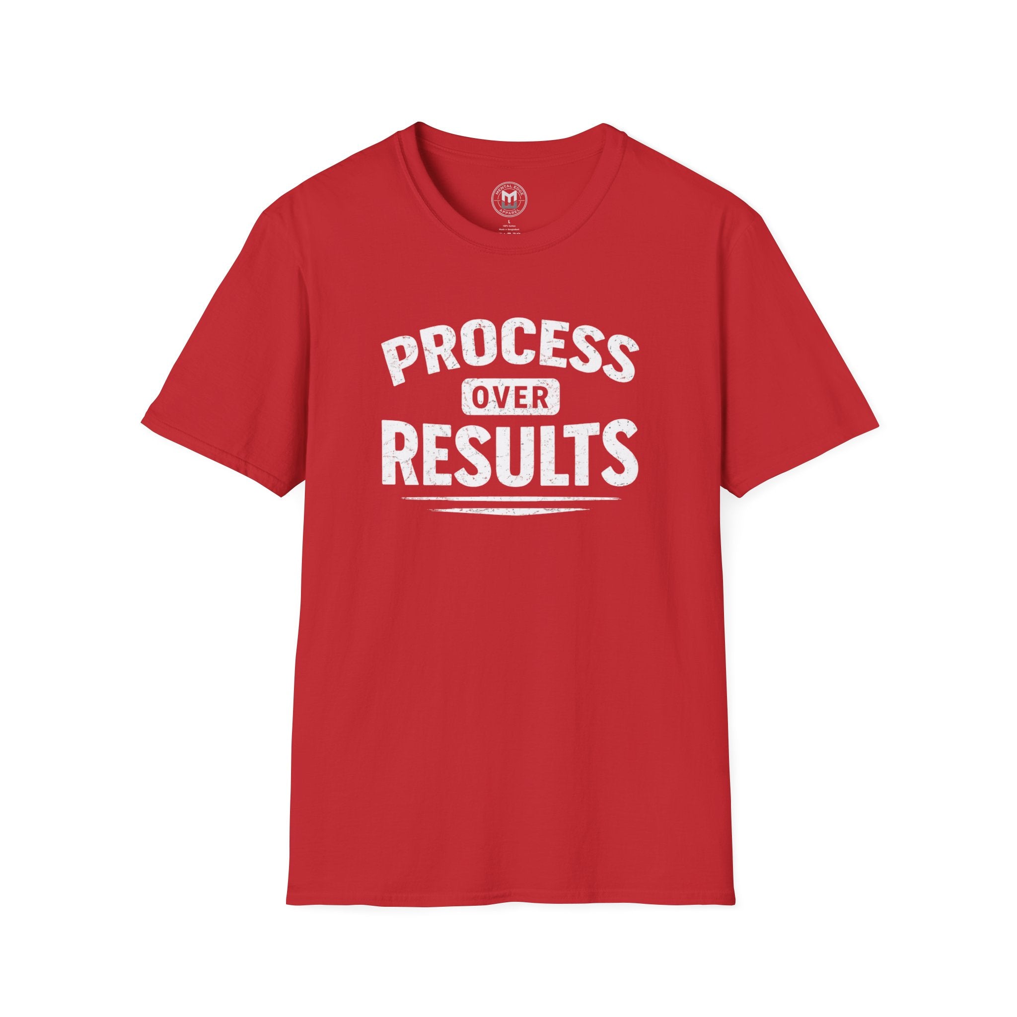 Process Over Results T-Shirt — Motivational Fitness & Productivity Tee