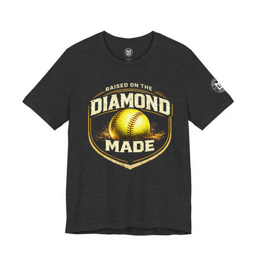 Raised on the Diamond Made Softball Tee
