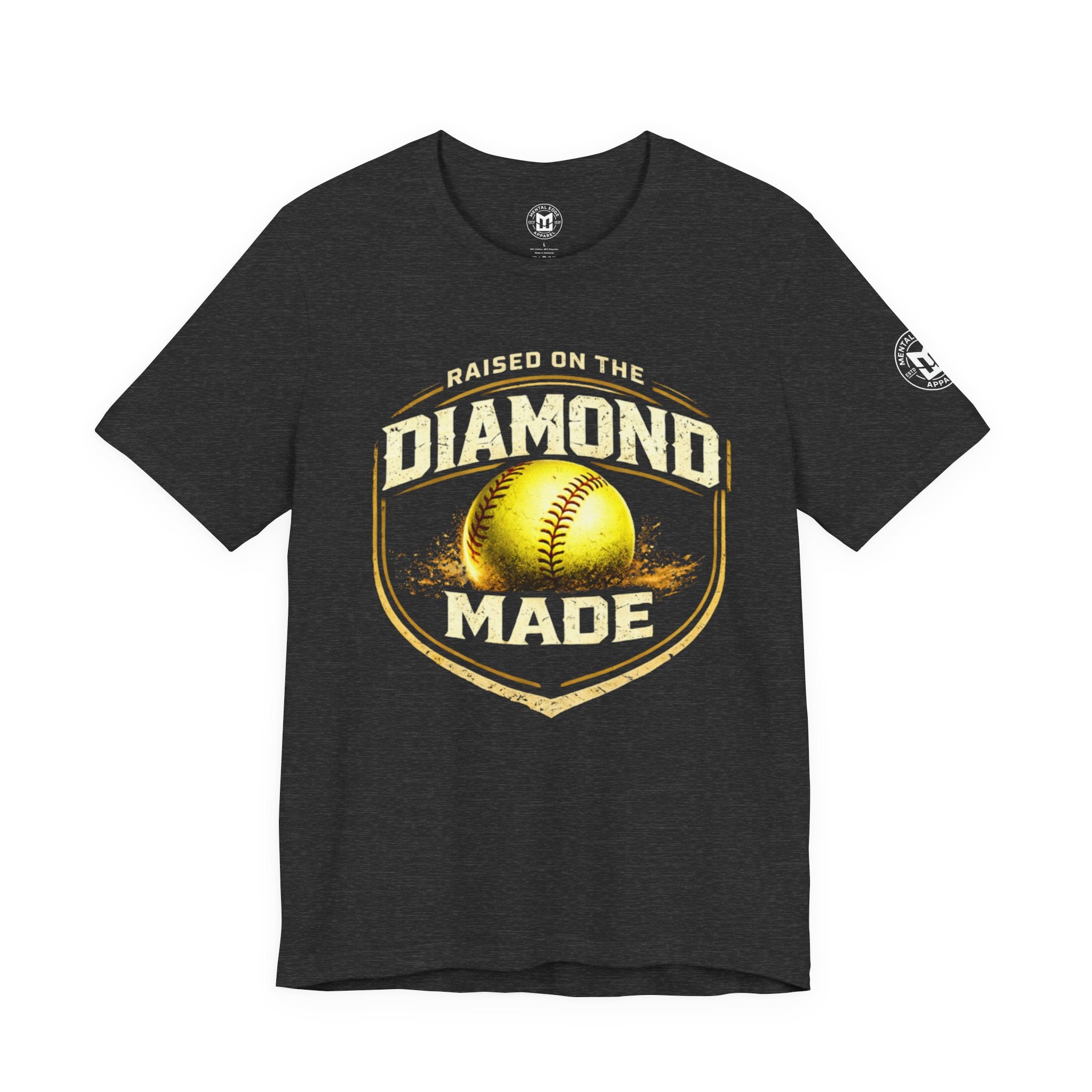 Raised on the Diamond Made Softball Tee
