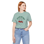 No Place Like Home Tornado Pocket Tee — Storm/Weather Graphic T-Shirt