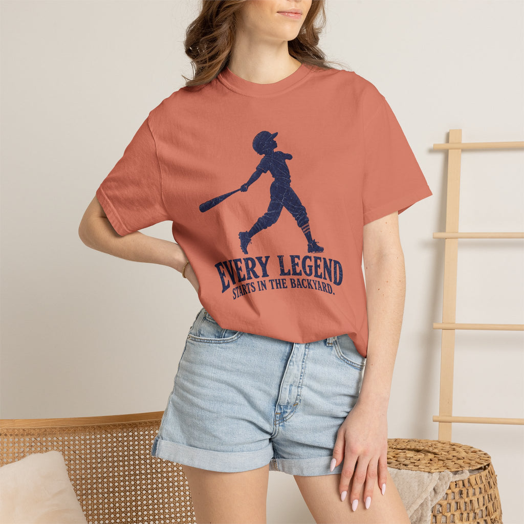 Adult Unisex  "Every Legend Starts in the Backyard" Graphic Tee