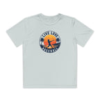 Live Love Baseball Youth Dri Fit Tee — Sunset Palm Baseball Player Shirt