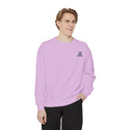Baseball Sweatshirt — "Live Love Baseball" Vintage Sunset Crewneck Unisex