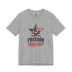 Freedom Runs Deep T-Shirt — American Flag Star Patriotic Tee