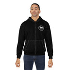 Black Zip Hoodie with Mental Edge Apparel Logo