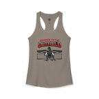 Banned to The Outfield Baseball Moms Ideal Racerback Tank