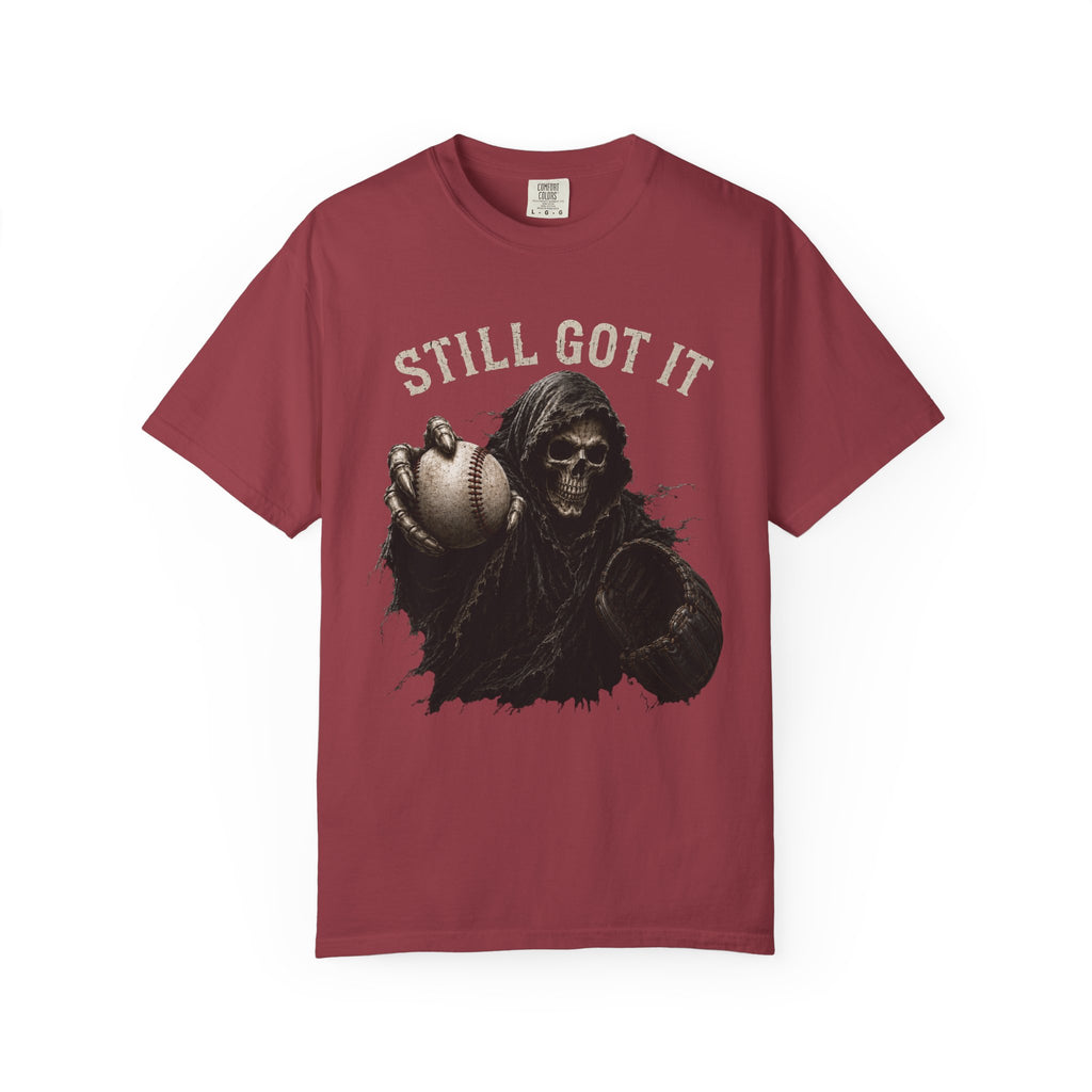 Still Got It Baseball Tee — Vintage Reaper Baseball T-Shirt