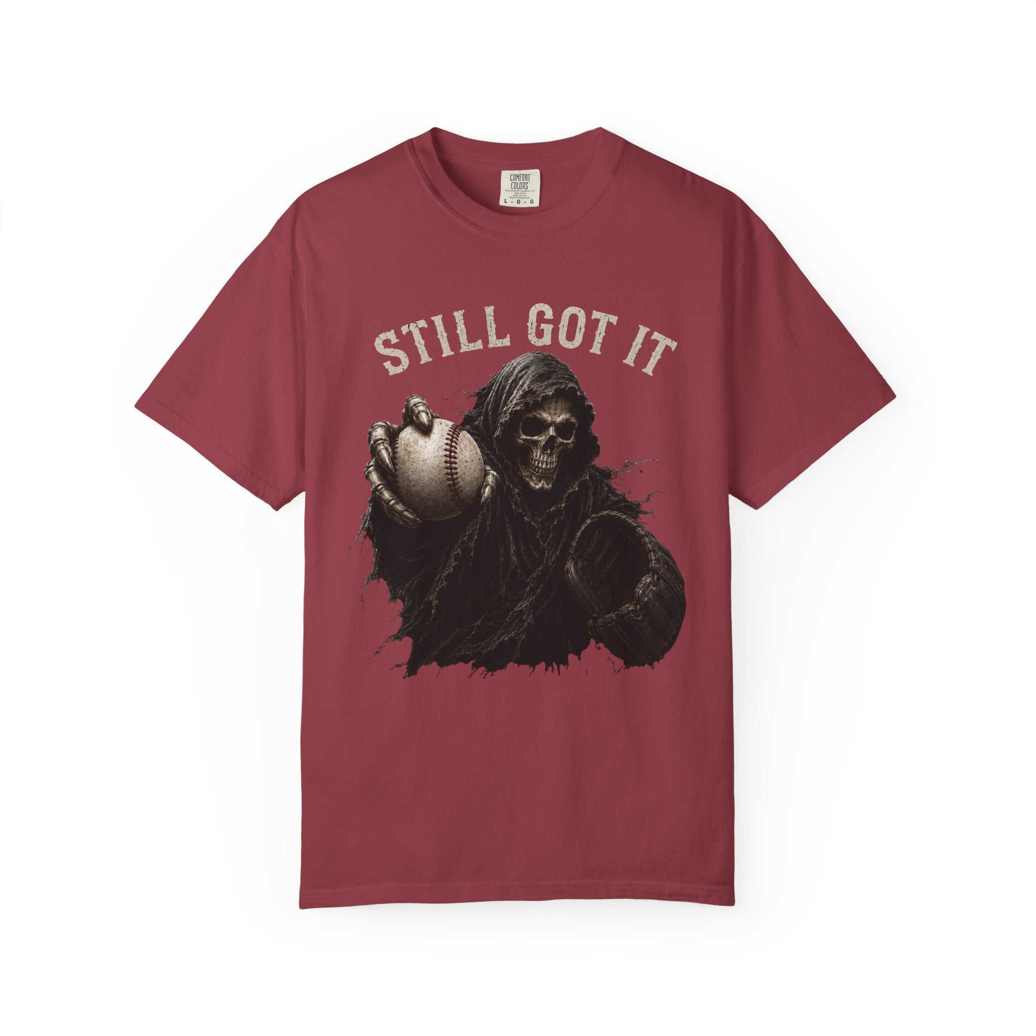 Still Got It Baseball Tee — Vintage Reaper Baseball T-Shirt