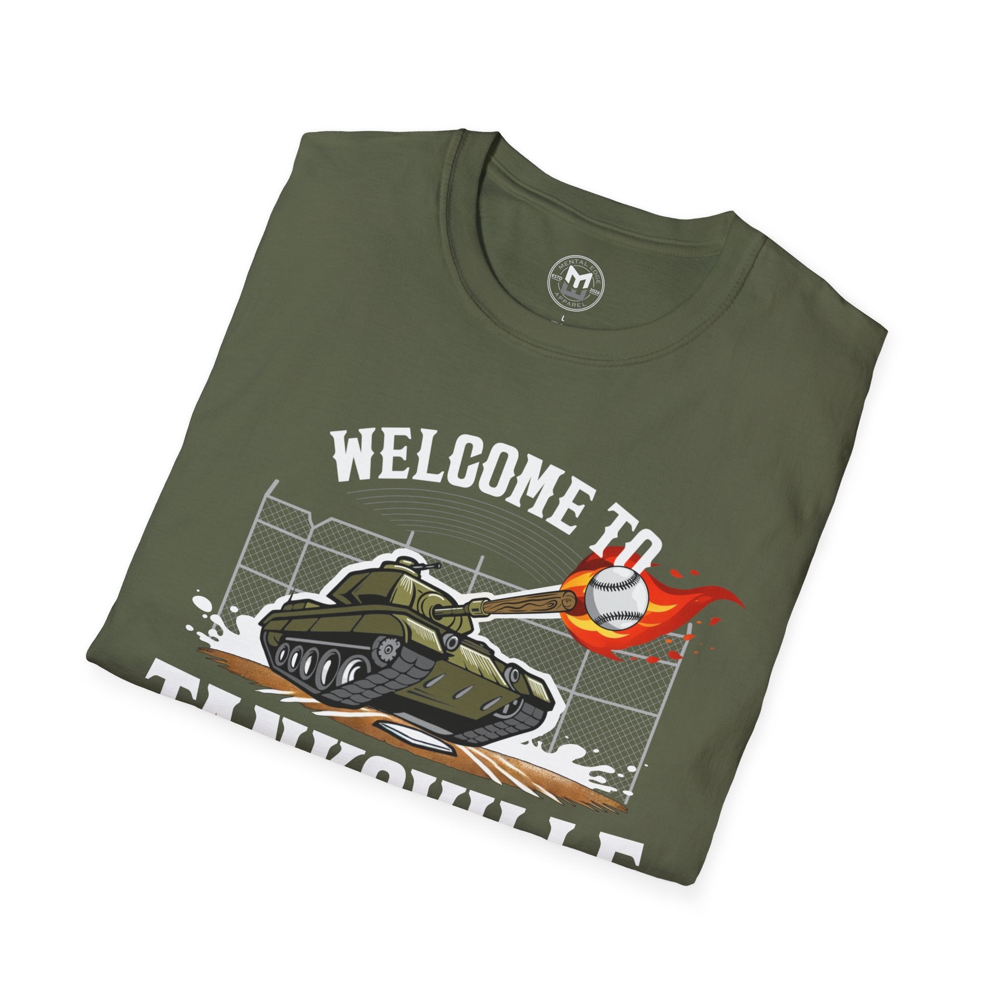 Welcome to Tanksville Tank Adult T-Shirt