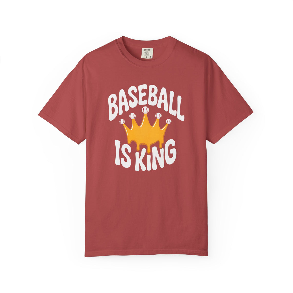 Baseball Is King T-Shirt Heavy Comfort Colors Adult Unisex