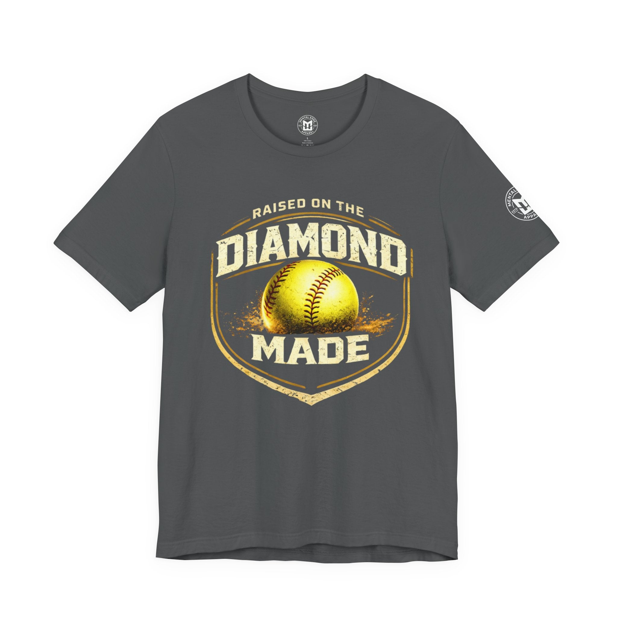 Raised on the Diamond Made Softball Tee