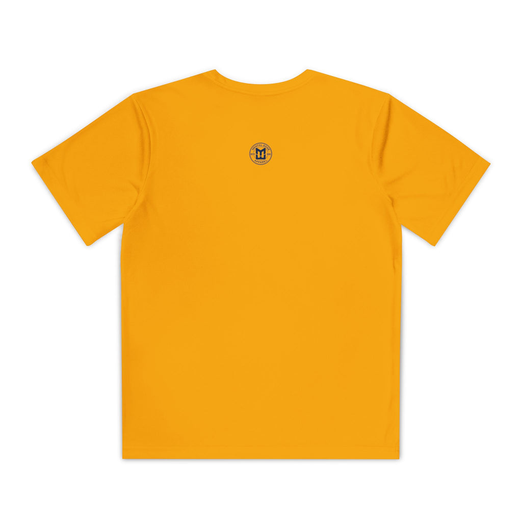 Live Love Baseball Youth Dri Fit Tee — Sunset Palm Baseball Player Shirt