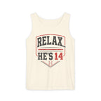 Relax... He's 14 Baseball Parent Tank Top