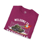 Welcome to Tanksville Tank Adult T-Shirt