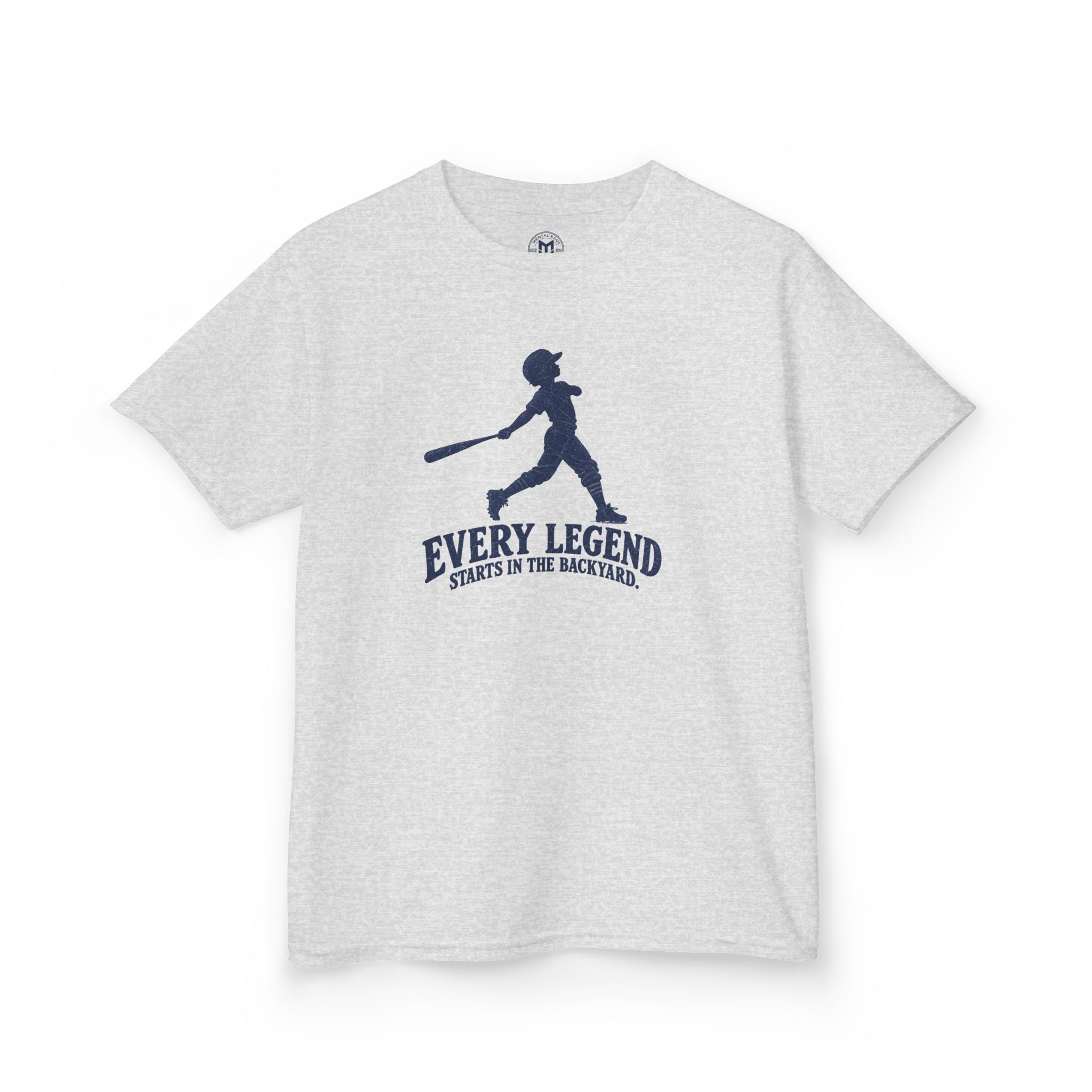 Kids T-Shirt — "Every Legend Starts in the Backyard" Baseball Tee