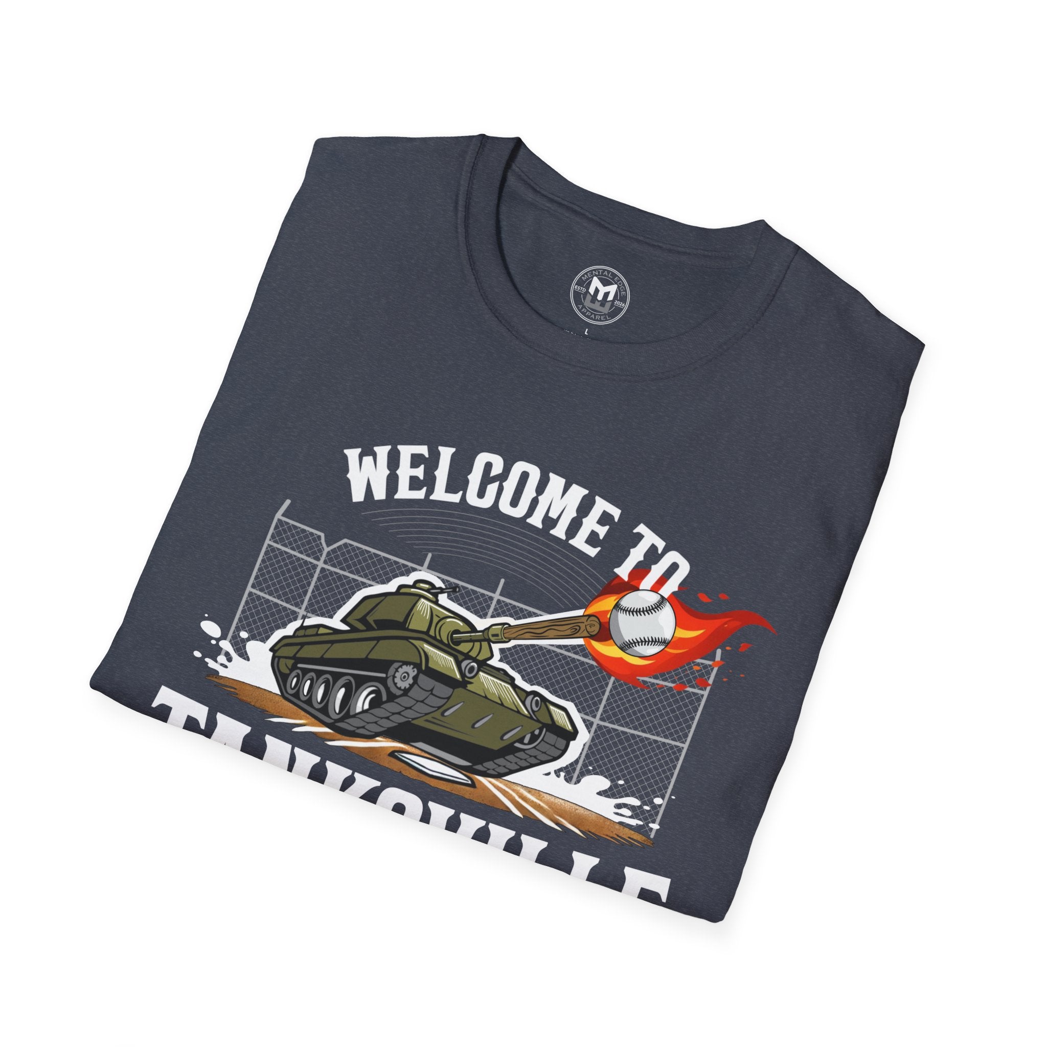 Welcome to Tanksville Tank Adult T-Shirt