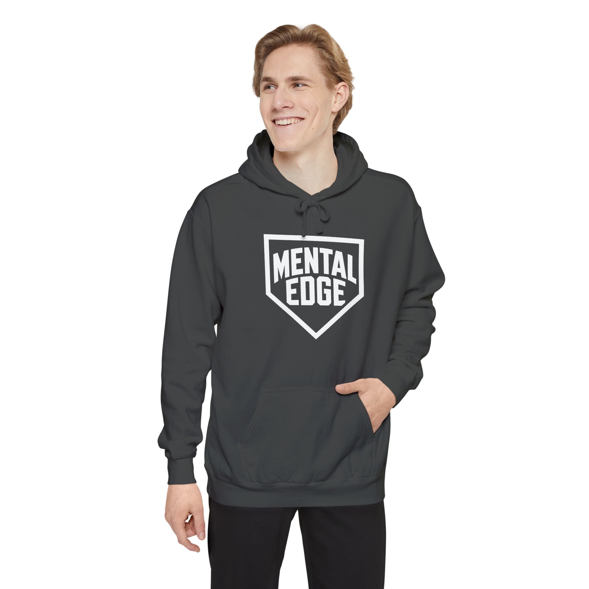 Mental Edge Home Plate Hoodie Unisex - Comfort Colors Garment-Dyed Hoodie