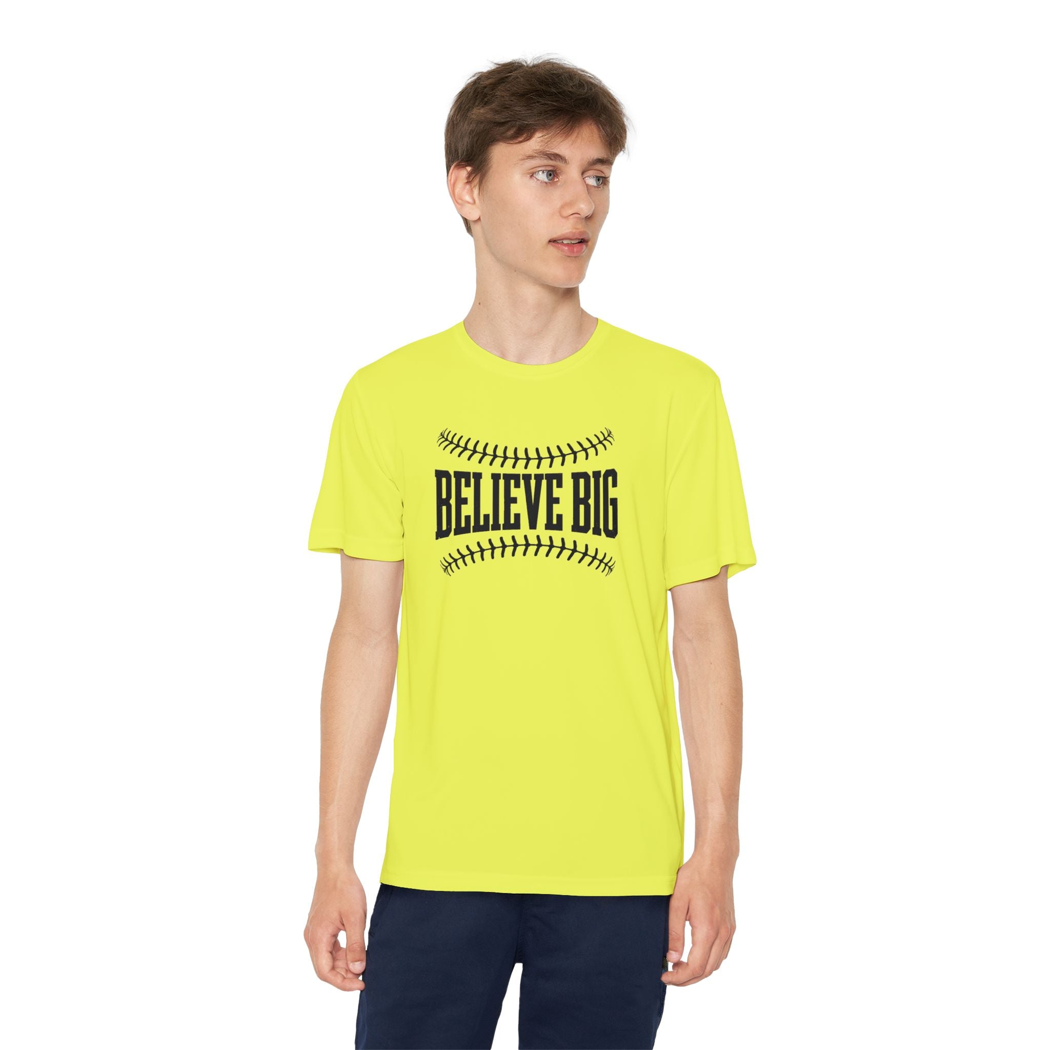 Believe Big Youth Baseball Dri Fit Tee