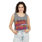 Baseball Vibes Tank Top — Retro Stadium Graphic Baseball Tee