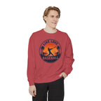 Baseball Unisex Sweatshirt - "Live Love Baseball" Vintage Sunset Crewneck