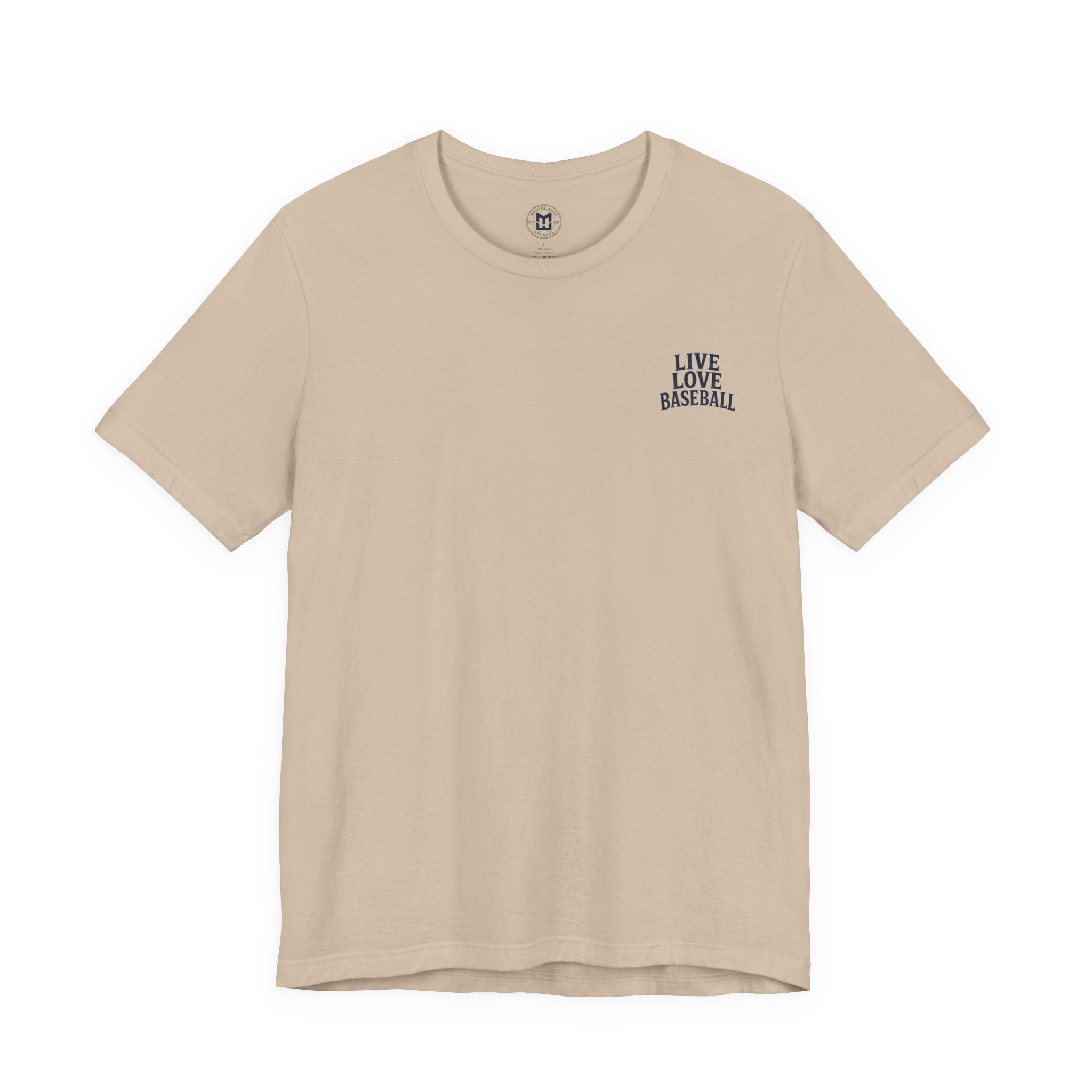 Baseball Tee — "Live Love Baseball" Vintage Sunset Unisex T-Shirt