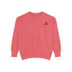 Baseball Sweatshirt — "Live Love Baseball" Vintage Sunset Crewneck Unisex