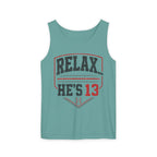 Relax… He’s 13 Baseball Parent Tank Top