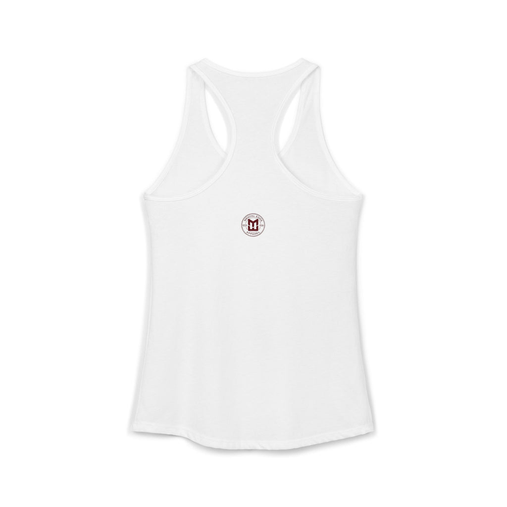Relax He's 10 Baseball Moms Racerback Tank