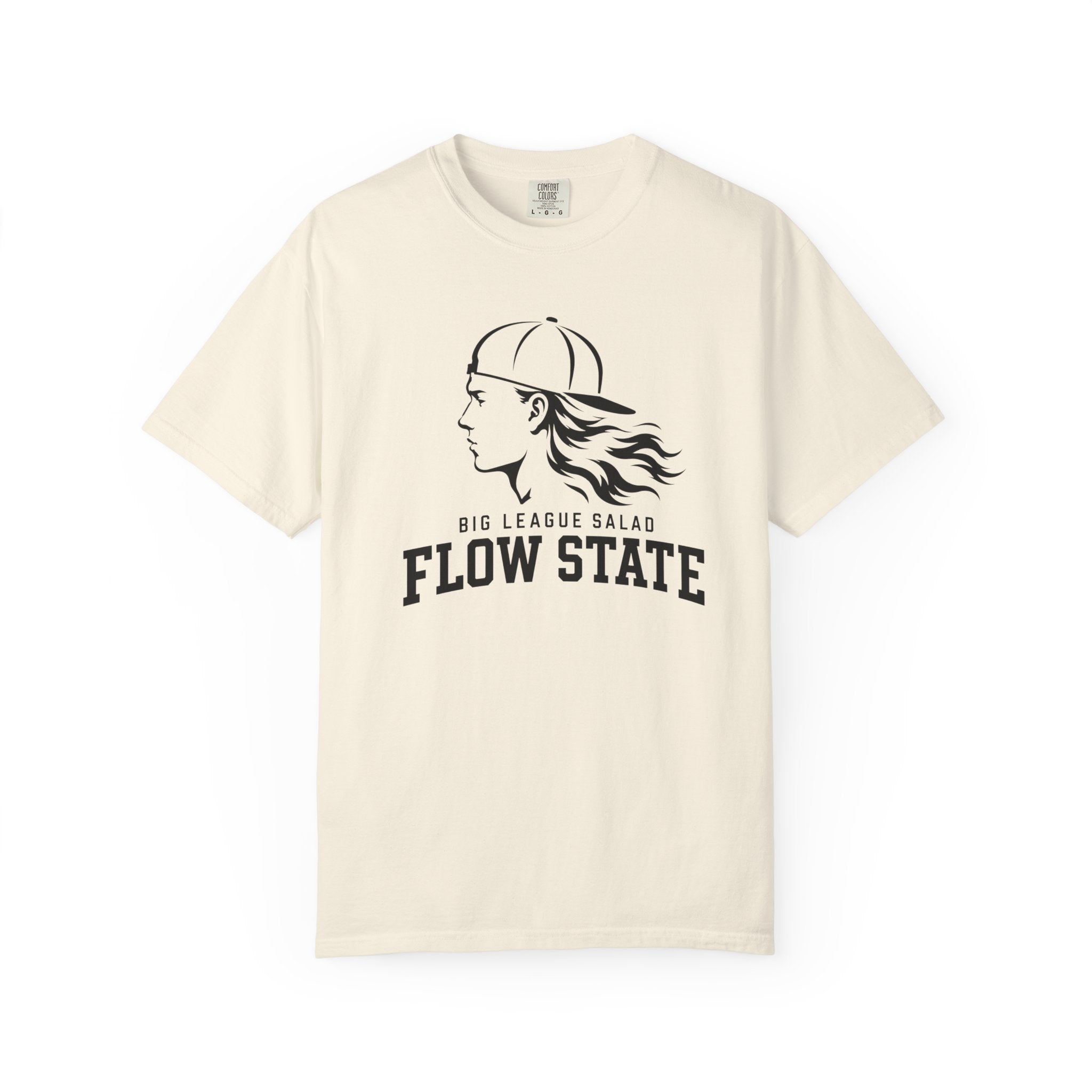 Flow State Tee — 'Big League Salad' Athletic Retro Graphic T-Shirt