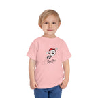 Toddler Tee — Retro Baseball Character "See Ya!" Graphic