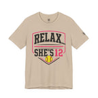 Relax... She's 12 Softball Parents Tee