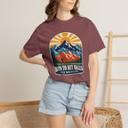 Born to Hit Balls Over Mountains T-Shirt — Unisex Vintage Mountain Comfort Colors Graphic Tee