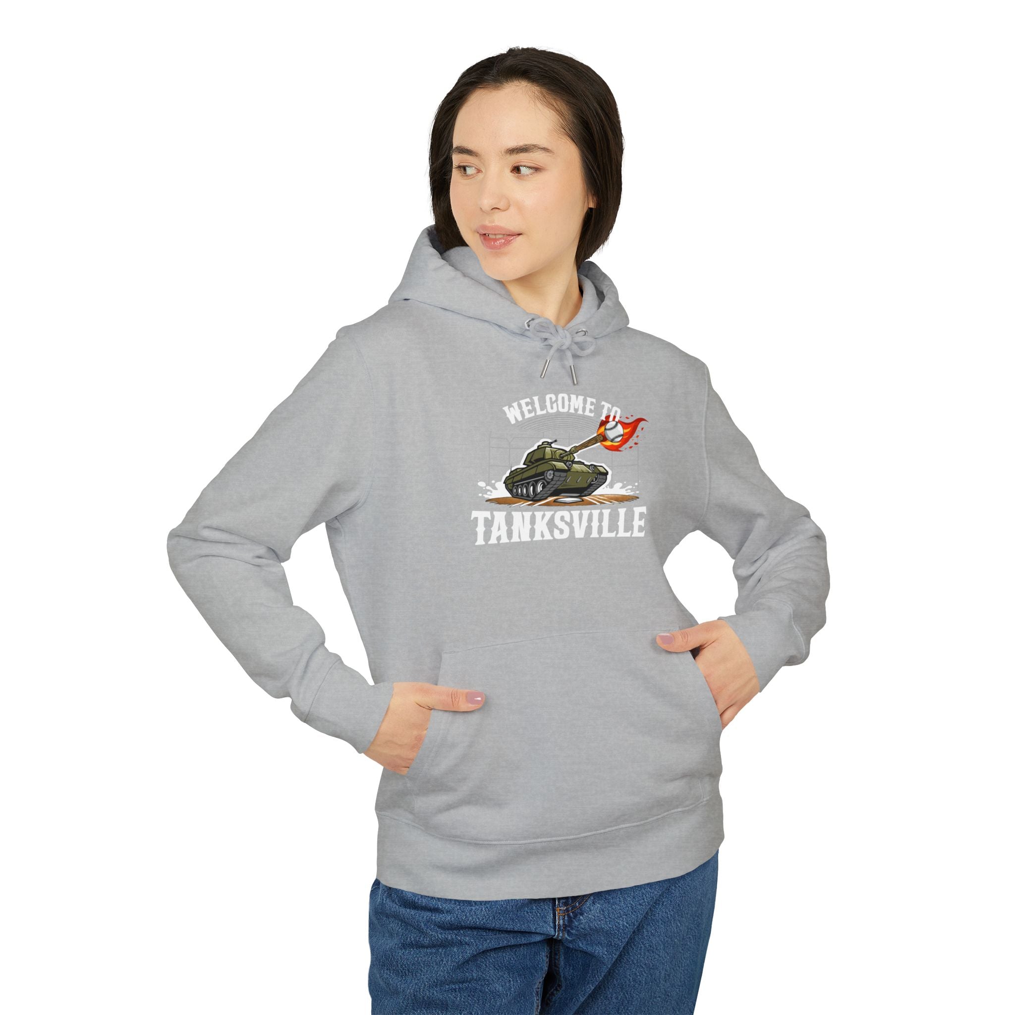 'Welcome to Tanksville' Military Tank Graphic Sweatshirt
