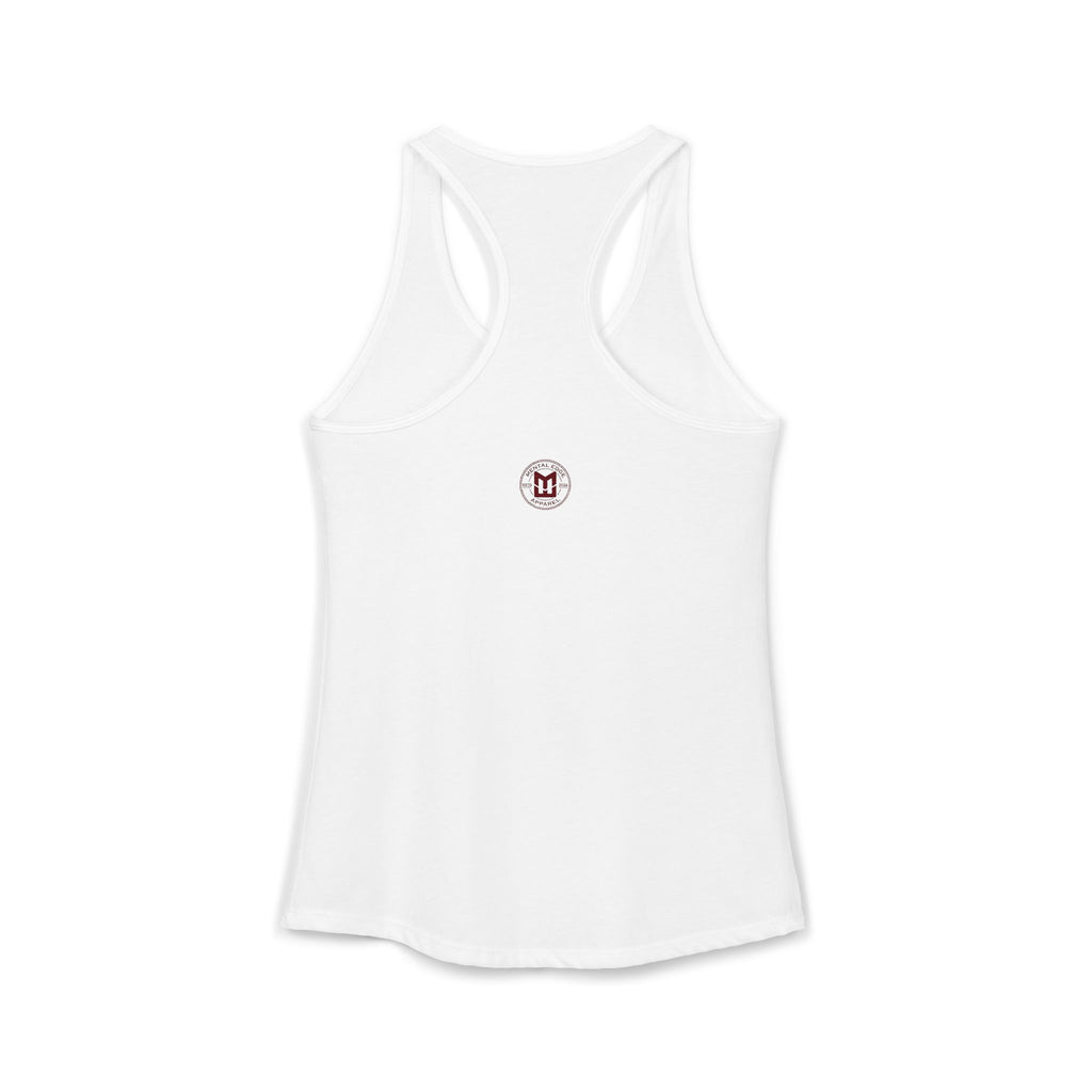 Relax He's 10 Baseball Moms Racerback Tank