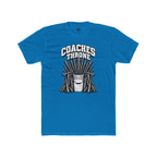 Coaches Throne Baseball Bucket T-Shirt — Funny Coach Gift Tee (Bucket & Whistle Graphic)
