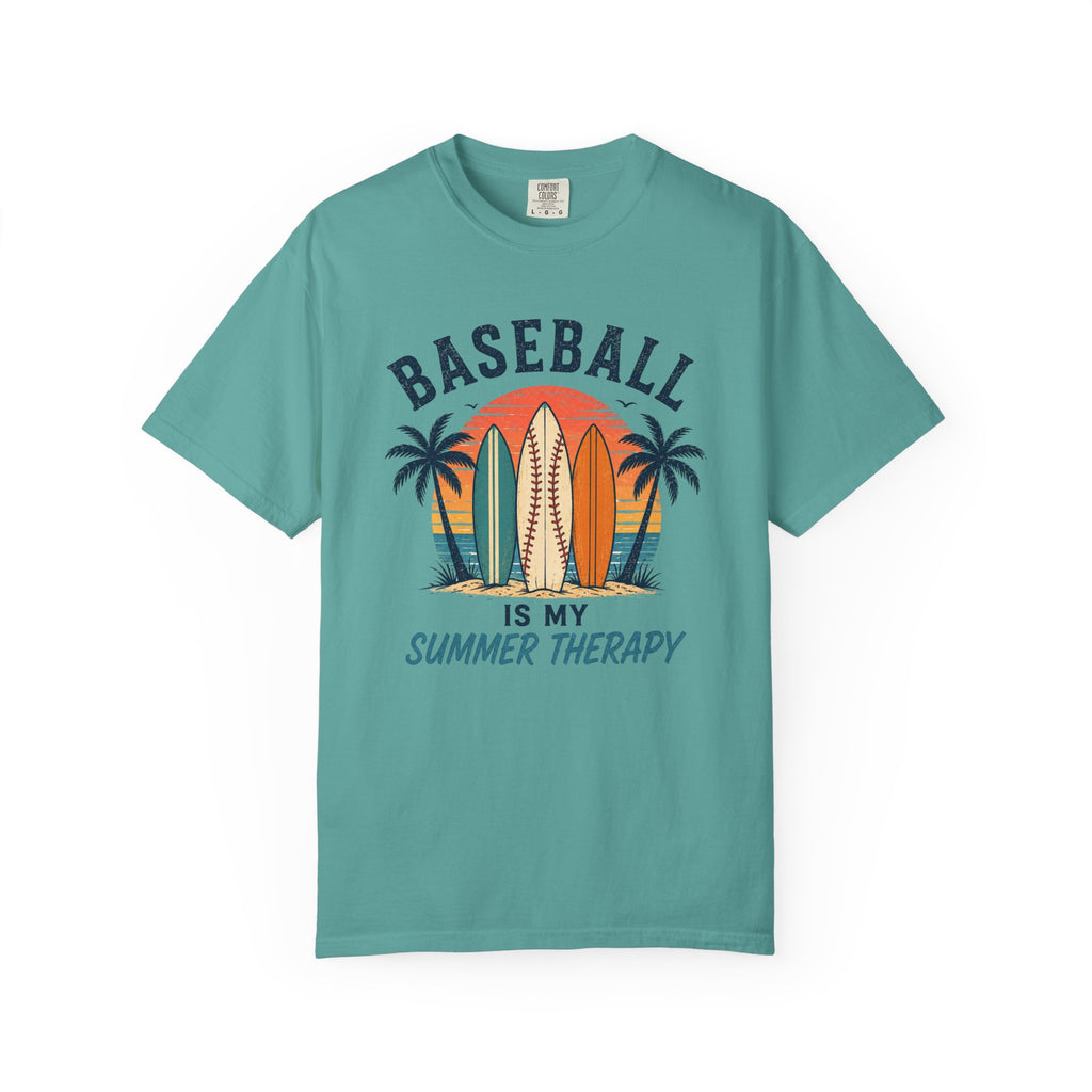 Baseball Is My Summer Therapy T-Shirt