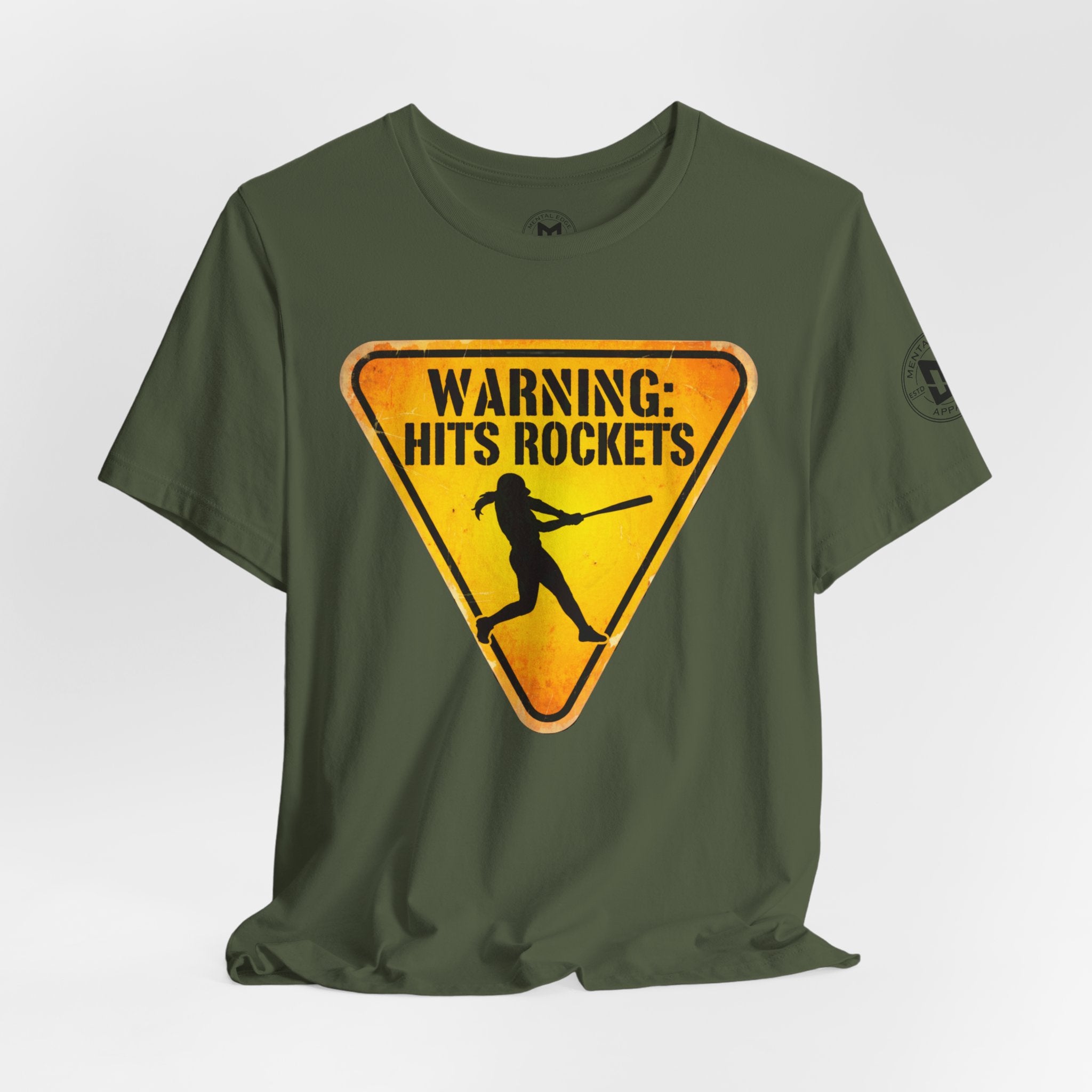 Warning: Hits Rockets Softball T-Shirt