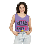 Relax She’s 11 Softball Parent Tank Top