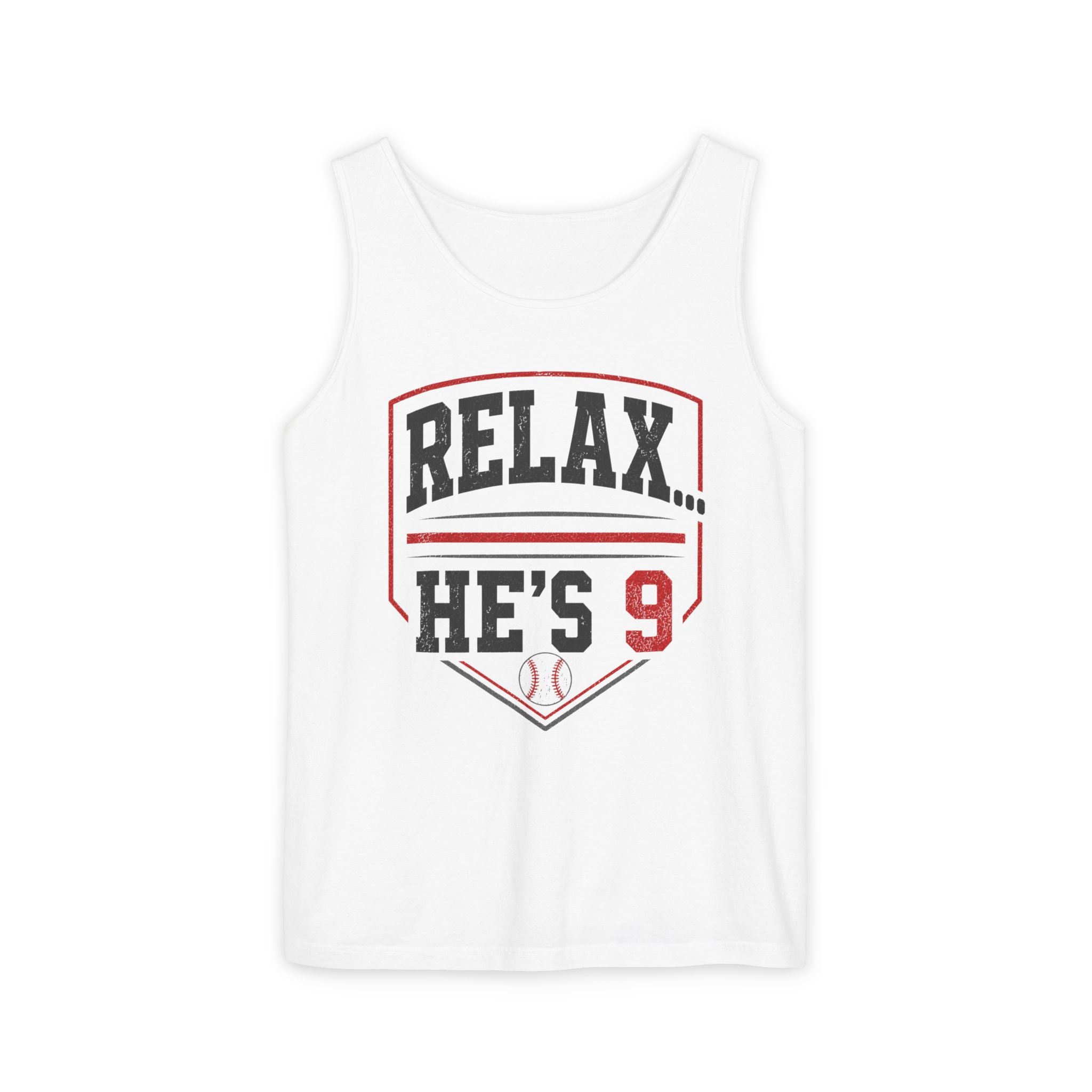 Relax… He’s 9 Parents Tank Top