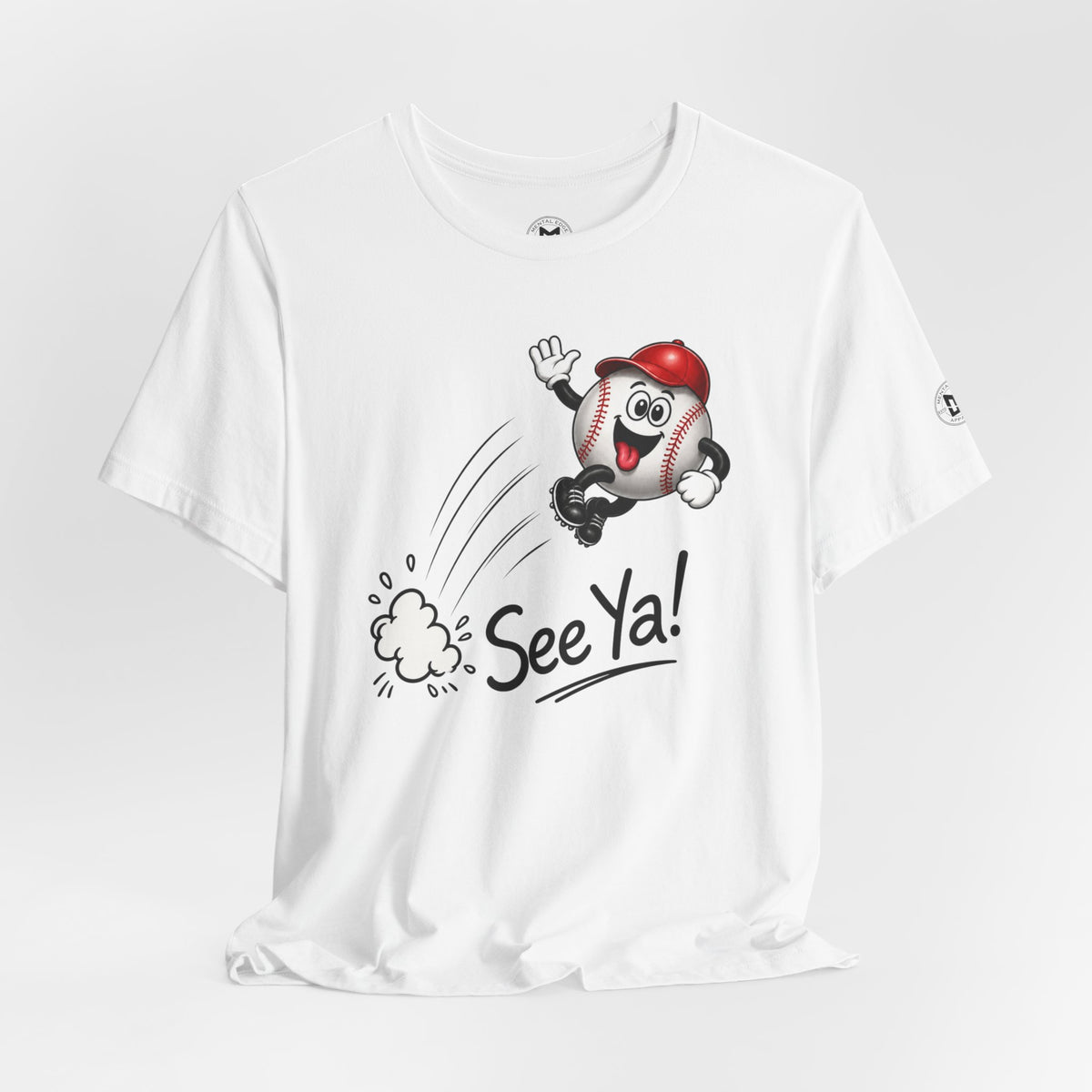 See Ya! Women's Baseball Cartoon Heater Tee