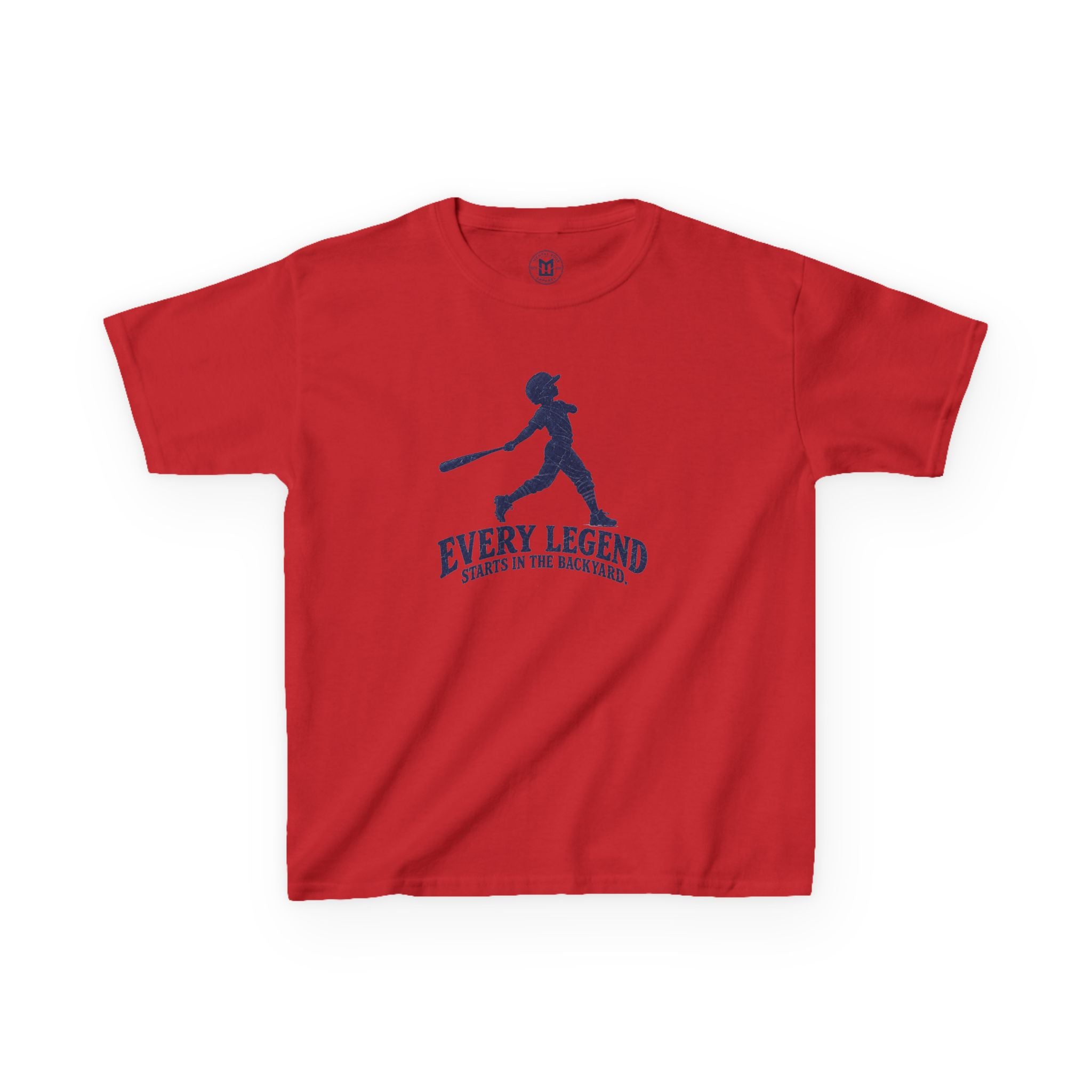Kids T-Shirt — "Every Legend Starts in the Backyard" Baseball Tee