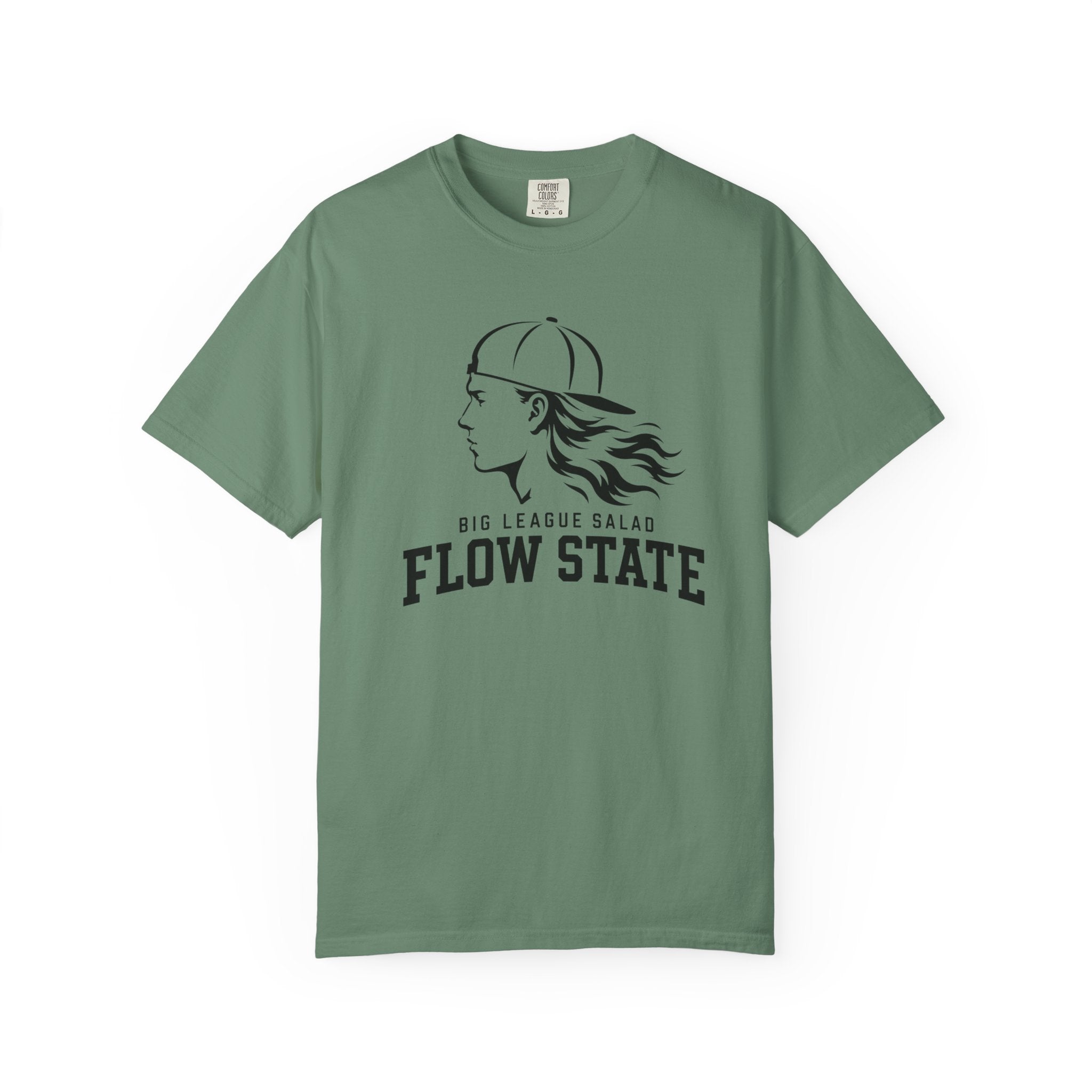 Flow State Tee — 'Big League Salad' Athletic Retro Graphic T-Shirt
