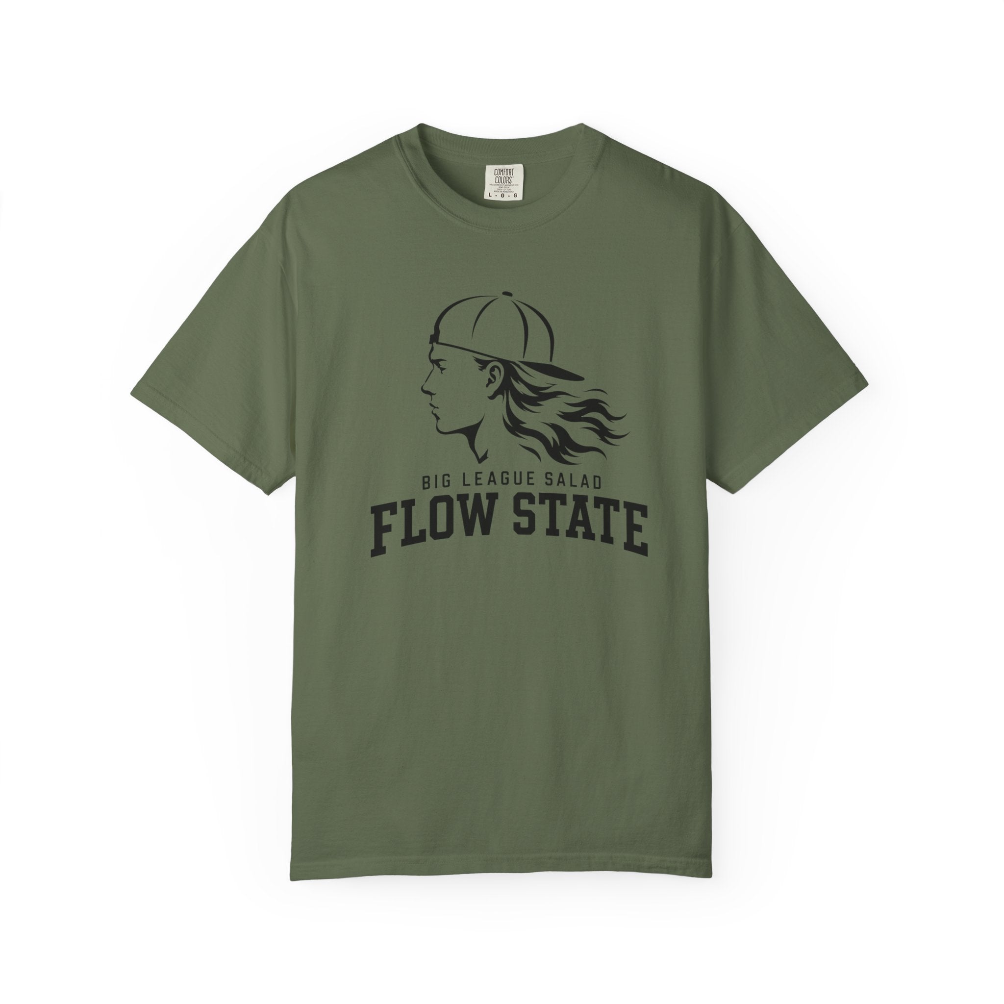 Flow State Tee — 'Big League Salad' Athletic Retro Graphic T-Shirt